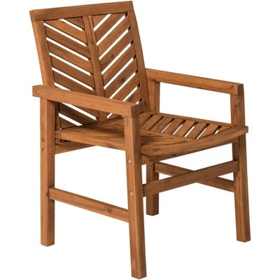 2pk Slatted Chevron Acacia Wood Patio Chairs - Saracina Home 2pk Slatted Chevron Acacia Wood Patio Chairs - Saracina Home -Saracina Home Shop GUEST 602118da f5b3 4252 87d9 b77d1af36857