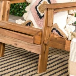 Genovia Transitional Acacia Wood Outdoor Adirondack Chair - Saracina Home 10 Genovia Transitional Acacia Wood Outdoor Adirondack Chair - Saracina Home -Saracina Home Shop GUEST 60d413d6 0ef4 4722 84c8 62681699e910