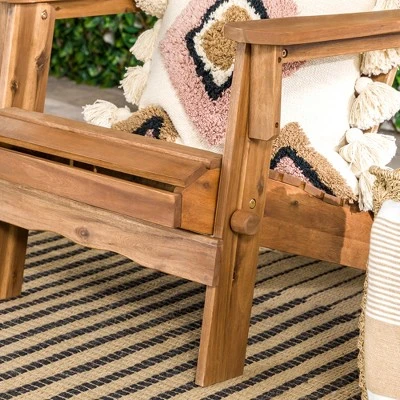 Genovia Transitional Acacia Wood Outdoor Adirondack Chair - Saracina Home Genovia Transitional Acacia Wood Outdoor Adirondack Chair - Saracina Home -Saracina Home Shop GUEST 60d413d6 0ef4 4722 84c8 62681699e910