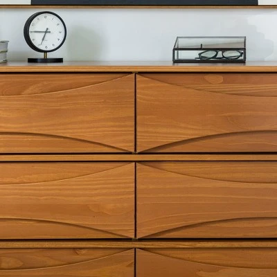 Mid-Century Modern Contoured 6 Drawer Dresser - Saracina Home Mid-Century Modern Contoured 6 Drawer Dresser - Saracina Home -Saracina Home Shop GUEST 61f25de7 0b62 4672 91e0 e130fd8e5839