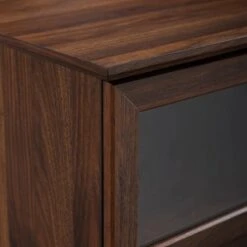 Modern Wood And Glass Door Console TV Stand For TVs Up To 65" - Saracina Home 6 Modern Wood And Glass Door Console TV Stand For TVs Up To 65" - Saracina Home -Saracina Home Shop GUEST 6204f7b3 992e 4f82 a943 9efb977bf63a