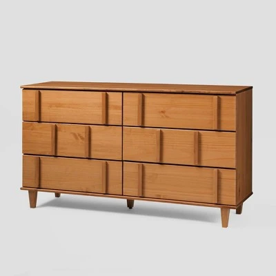Modern Vertical Accent Solid Wood 6 Drawer Double Dresser - Saracina Home Modern Vertical Accent Solid Wood 6 Drawer Double Dresser - Saracina Home -Saracina Home Shop GUEST 627de9ed 157d 4dcb 97dd fb5a714d8c38