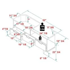 Cara Mid-Century Modern 3 Drawer Corner TV Stand For TVs Up To 58" - Saracina Home -Saracina Home Shop GUEST 63003f1f 44d7 4165 9d1a 122bd84a0d5d