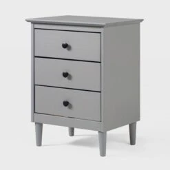 Stiva Classic Mid-Century Modern 3 Drawer Nightstand - Saracina Home -Saracina Home Shop GUEST 6616b2bb 5915 4959 a94b 59921dc18992