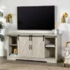 Modern Transitional Sliding Barndoor TV Stand For TVs Up To 65"- Saracina Home 2 Modern Transitional Sliding Barndoor TV Stand For TVs Up To 65"- Saracina Home -Saracina Home Shop GUEST 66a6a422 9954 470f a633 9d08db5ee13b