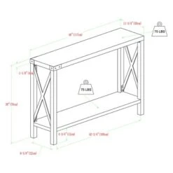Sophie Rustic Industrial X Frame Entry Table - Saracina Home 9 Sophie Rustic Industrial X Frame Entry Table - Saracina Home -Saracina Home Shop GUEST 66c4af90 9982 4120 9be2 3ca81665e088