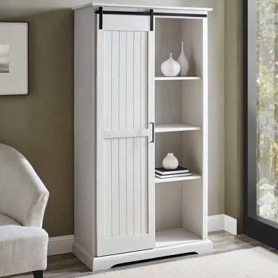 Owens Farmhouse Sliding Barn Door Storage Hutch - Saracina Home Owens Farmhouse Sliding Barn Door Storage Hutch - Saracina Home -Saracina Home Shop GUEST 674c554e 1c4d 46d2 a8c7 3c7b51ec9e77