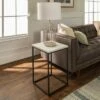 Owen Urban Open Box Frame Side Table Faux White Marble - Saracina Home 1 Owen Urban Open Box Frame Side Table Faux White Marble - Saracina Home -Saracina Home Shop GUEST 6968ad8d 6510 4ca3 aa16 783754c7fb24