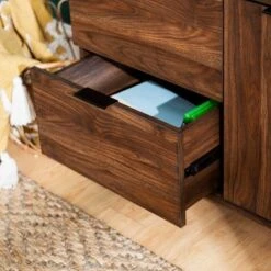 Rockwell Modern Storage TV Stand For TVs Up To 43" Brown - Saracina Home -Saracina Home Shop GUEST 69ed2600 0bdb 4b65 aea0 88fe5388620c