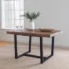 52" Modern Farmhouse Solid Wood Distressed Plank Top Dining Table - Saracina Home 2 52" Modern Farmhouse Solid Wood Distressed Plank Top Dining Table - Saracina Home -Saracina Home Shop GUEST 6a3534ef 6177 4a70 b0da 5d8132c9b4b6