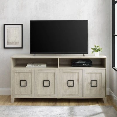 4 Door Modern Media Center TV Stand for TVs up to 65" Birch - Saracina Home 4 Door Modern Media Center TV Stand For TVs Up To 65" Birch - Saracina Home -Saracina Home Shop GUEST 6d2708d3 8bf4 4c77 81d7 be1c27a1b72a