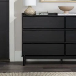 Mid-Century Modern Solid Wood 6 Drawer Double Dresser - Saracina Home 10 Mid-Century Modern Solid Wood 6 Drawer Double Dresser - Saracina Home -Saracina Home Shop GUEST 6e54a525 852f 4e93 8d57 0eae630fa901