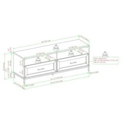 Orin Modern 2 Drawer TV Stand For TVs Up To 60" - Saracina Home 10 Orin Modern 2 Drawer TV Stand For TVs Up To 60" - Saracina Home -Saracina Home Shop GUEST 6f14a156 ad2f 4874 b242 d6a7db9171eb
