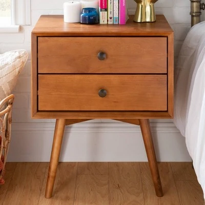 Greenberg 2 Drawer Mid-Century Modern Solid Wood Nightstand - Saracina Home Greenberg 2 Drawer Mid-Century Modern Solid Wood Nightstand - Saracina Home -Saracina Home Shop GUEST 6f7dbb68 9ef6 4c52 b263 c666e2f1adc6