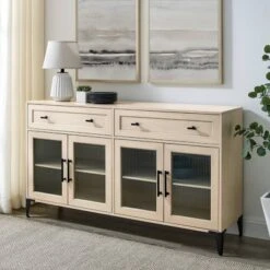 4 Door Reeded Glass Storage Sideboard - Saracina Home 5 4 Door Reeded Glass Storage Sideboard - Saracina Home -Saracina Home Shop GUEST 7058a409 0346 4575 9379 b7ed1fea9980
