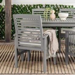 Ravenscroft 5pc Acacia Wood Patio Dining Set - Saracina Home -Saracina Home Shop GUEST 719af9d2 fe13 4d42 a0b2 3fb0c33008ad