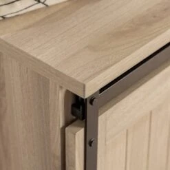 48" Transitional Sliding Door Wood And Metal Bench - Saracina Home 10 48" Transitional Sliding Door Wood And Metal Bench - Saracina Home -Saracina Home Shop GUEST 71c7e802 e9d5 4d71 acfe 3940e4bcf887