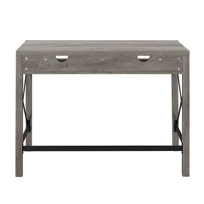 Sophie Modern Farmhouse X Frame Writing Desk with Cubbies Gray Wash - Saracina Home Sophie Modern Farmhouse X Frame Writing Desk With Cubbies Gray Wash - Saracina Home -Saracina Home Shop GUEST 72130ca2 6ec8 4744 abc8 372121dbe8d8