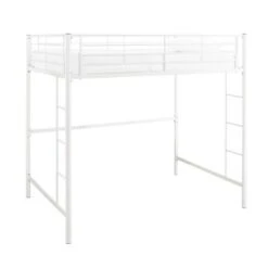 Full Size Metal Platform Loft Bed - Saracina Home