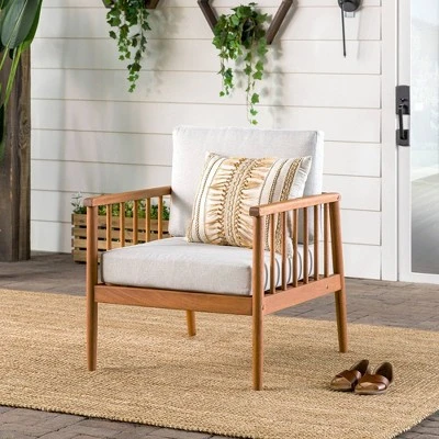 Saracina Home Modern Boho Eucalyptus Outdoor Spindle Arm Chair with Cushions Saracina Home Modern Boho Eucalyptus Outdoor Spindle Arm Chair With Cushions -Saracina Home Shop GUEST 72a486da 59bc 43a7 8701 ad66352120b4