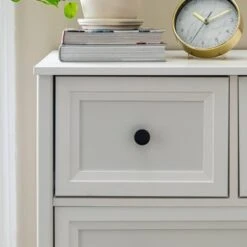 Farmhouse 5 Drawer Grooved Tall Storage Dresser White - Saracina Home 10 Farmhouse 5 Drawer Grooved Tall Storage Dresser White - Saracina Home -Saracina Home Shop GUEST 7328f92b dedb 435a 8cfc 7bd748b9950d