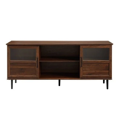 Modern Wood and Glass Door Console TV Stand for TVs up to 65" - Saracina Home Modern Wood And Glass Door Console TV Stand For TVs Up To 65" - Saracina Home -Saracina Home Shop GUEST 74a0fd49 de74 4b41 8534 111ad3466049