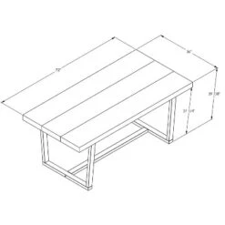 72" Modern Farmhouse Solid Wood Distressed Plank Top Dining Table - Saracina Home 5 72" Modern Farmhouse Solid Wood Distressed Plank Top Dining Table - Saracina Home -Saracina Home Shop GUEST 771a4c0c 29dd 4c84 ae48 88970e06f0cd