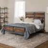 Queen Urban Chic Metal And Wood Plank Bed Brown - Saracina Home 2 Queen Urban Chic Metal And Wood Plank Bed Brown - Saracina Home -Saracina Home Shop GUEST 776ab0eb 0275 4999 961b 25c2a213b4fa