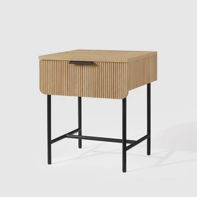 Modern Reeded 1 Drawer Side Table - Saracina Home Modern Reeded 1 Drawer Side Table - Saracina Home -Saracina Home Shop GUEST 78d03fb1 5d5d 49fe b94e 5288da9b8868