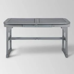 Ravenscroft Modern Boho Acacia Wood Slat Top Rectangle Extendable Outdoor Table - Saracina Home -Saracina Home Shop GUEST 7a81ac04 2081 418c 8723 f24ad57bc3b3