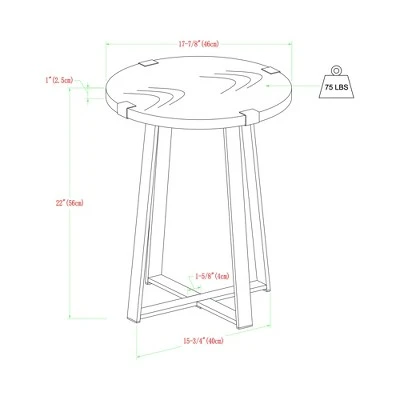 Wrightson Urban Industrial Faux Wrap Leg Round Side Table - Saracina Home Wrightson Urban Industrial Faux Wrap Leg Round Side Table - Saracina Home -Saracina Home Shop GUEST 7c8eb180 aa62 45be 8b92 e4e083adc565