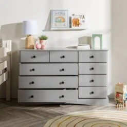 Lauren Classic Transitional 9 Drawer Dresser Storage - Saracina Home -Saracina Home Shop GUEST 7c93e92d 26a7 4453 b063 60274060082b