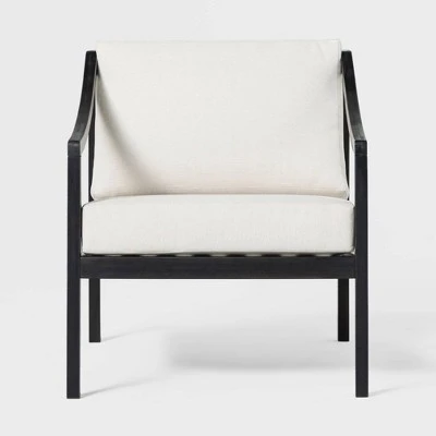 Saracina Home Mid-Century Modern Slatted Outdoor Acacia Arm Chair with Cushion Saracina Home Mid-Century Modern Slatted Outdoor Acacia Arm Chair With Cushion -Saracina Home Shop GUEST 7cf345e7 21e6 40c3 919e b797a68681bf