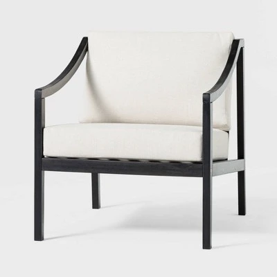 Saracina Home Mid-Century Modern Slatted Outdoor Acacia Arm Chair with Cushion Saracina Home Mid-Century Modern Slatted Outdoor Acacia Arm Chair With Cushion -Saracina Home Shop GUEST 7f93b25e 353b 44b2 9d3e af0185ca5dff