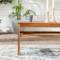 Outdoor Acacia Wood Slatted Coffee Table - Saracina Home -Saracina Home Shop GUEST 807e4acc a010 4dc0 a317 fee88592c512