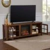 Tasi Transitional Farmhouse Glass Window Pane Door With Electric Fireplace TV Stand For TVs Up To 80" - Saracina Home 1 Tasi Transitional Farmhouse Glass Window Pane Door With Electric Fireplace TV Stand For TVs Up To 80" - Saracina Home -Saracina Home Shop GUEST 833db770 bdeb 4154 8a3a 54592ad0ac91