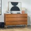 Mid-Century Modern Contoured 6 Drawer Dresser - Saracina Home -Saracina Home Shop GUEST 835bca04 5042 4090 9359 69c944436414