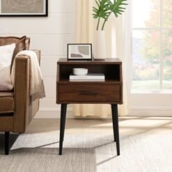 Modern 1 Drawer Angled Side Table - Saracina Home 7 Modern 1 Drawer Angled Side Table - Saracina Home -Saracina Home Shop GUEST 8410e1c8 b49b 49cd 89da 56740b4830de