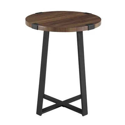 Wrightson Urban Industrial Faux Wrap Leg Round Side Table - Saracina Home Wrightson Urban Industrial Faux Wrap Leg Round Side Table - Saracina Home -Saracina Home Shop GUEST 84399111 cd74 49b4 9bbc 69a1b7d809fe