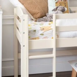 Twin Solid Pine Wood Low Loft Bed White - Saracina Home -Saracina Home Shop GUEST 849959d7 b4cf 4355 8b4a 4e8635c4ddd6