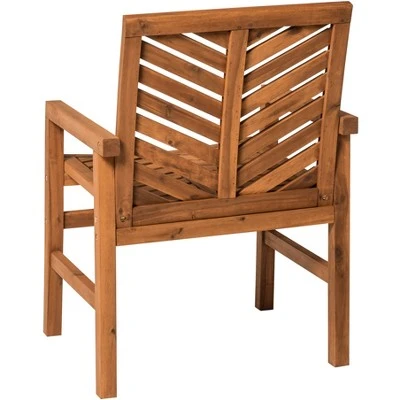 2pk Slatted Chevron Acacia Wood Patio Chairs - Saracina Home 2pk Slatted Chevron Acacia Wood Patio Chairs - Saracina Home -Saracina Home Shop GUEST 84eebdf0 bcdb 45bc b3f0 3d1cc378ebd6