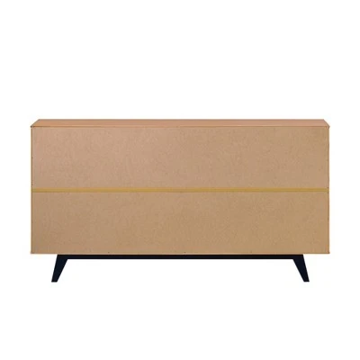 Modern 6 Drawer Double Dresser with Long Handles - Saracina Home Modern 6 Drawer Double Dresser With Long Handles - Saracina Home -Saracina Home Shop GUEST 8538209f 7d4a 4d01 85be 8a992c084868
