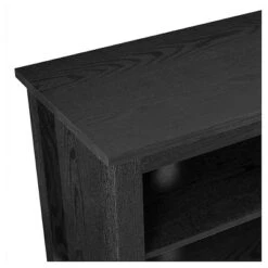 Transitional 6 Cubby Wood Open Storage Wood TV Stand For TVs Up To 80"- Saracina Home -Saracina Home Shop GUEST 8558ee0a 9225 42d5 a511 7df8f8dfda97