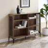 40.25" Grevaldi Urban Industrial Mesh Side Horizontal Bookshelf - Saracina Home -Saracina Home Shop GUEST 8577dbc9 6ecb 43b4 90e6 cfb68eba1f39