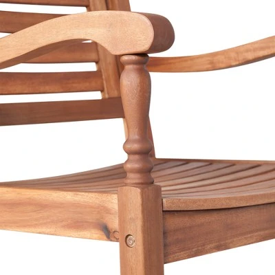 Bamberg Transitional Acacia Wood Outdoor Rocking Chair - Saracina Home Bamberg Transitional Acacia Wood Outdoor Rocking Chair - Saracina Home -Saracina Home Shop GUEST 85868780 2eff 49a9 b873 0517668c0489