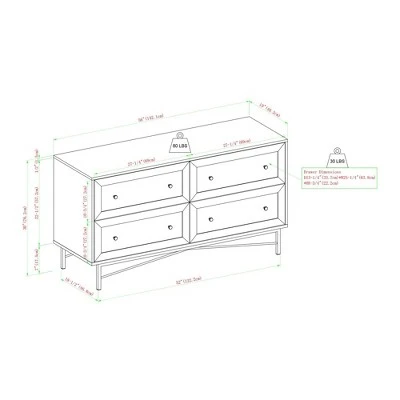 Jones Horizontal Modern 4 Drawer Dresser - Saracina Home Jones Horizontal Modern 4 Drawer Dresser - Saracina Home -Saracina Home Shop GUEST 864bf305 7743 4b2f 92e0 9271cc994116