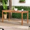 Acacia Wood Patio Simple Rectangle Dining Table - Saracina Home -Saracina Home Shop GUEST 86e73851 47a1 40d6 adb6 853b719d619a