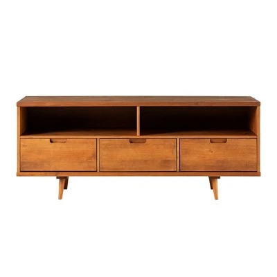 Cara Mid-Century Modern 3 Drawer TV Stand for TVs up to 65" - Saracina Home Cara Mid-Century Modern 3 Drawer TV Stand For TVs Up To 65" - Saracina Home -Saracina Home Shop GUEST 87524f37 2651 4447 96bf a88ecb7b7777