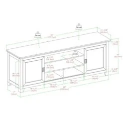 Sliding Door Transitional Wood Storage TV Stand For TVs Up To 80" Black - Saracina Home 7 Sliding Door Transitional Wood Storage TV Stand For TVs Up To 80" Black - Saracina Home -Saracina Home Shop GUEST 87dc99da 9cd9 4c7c b2ee 73b6452dac43