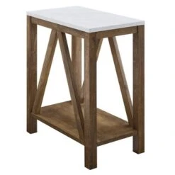 Taylen A Frame Farmhouse Open Storage Side Table - Saracina Home 9 Taylen A Frame Farmhouse Open Storage Side Table - Saracina Home -Saracina Home Shop GUEST 8a56e050 18a3 4e19 8714 e5ed52064b38